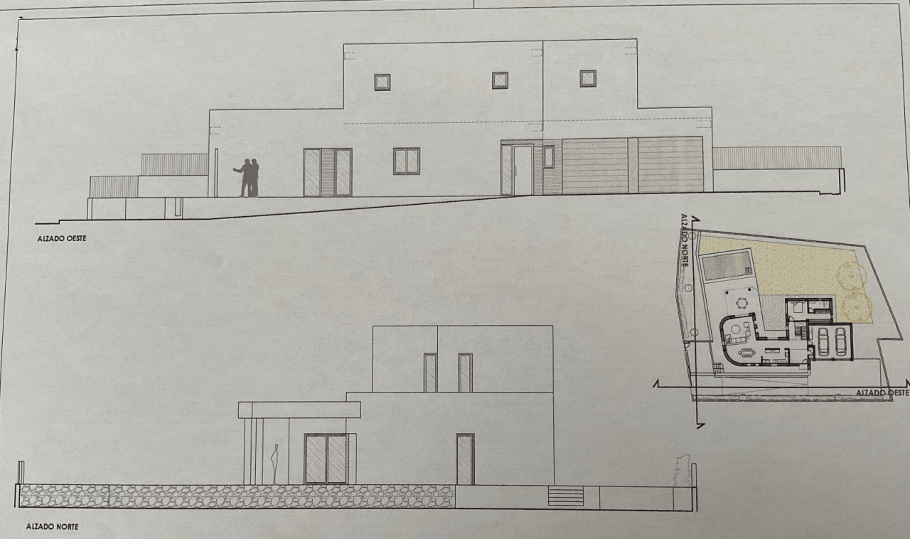 Modernes Neubauprojekt mit herrlichem Meerblick in attraktiver Baulücke in Beniarbeig