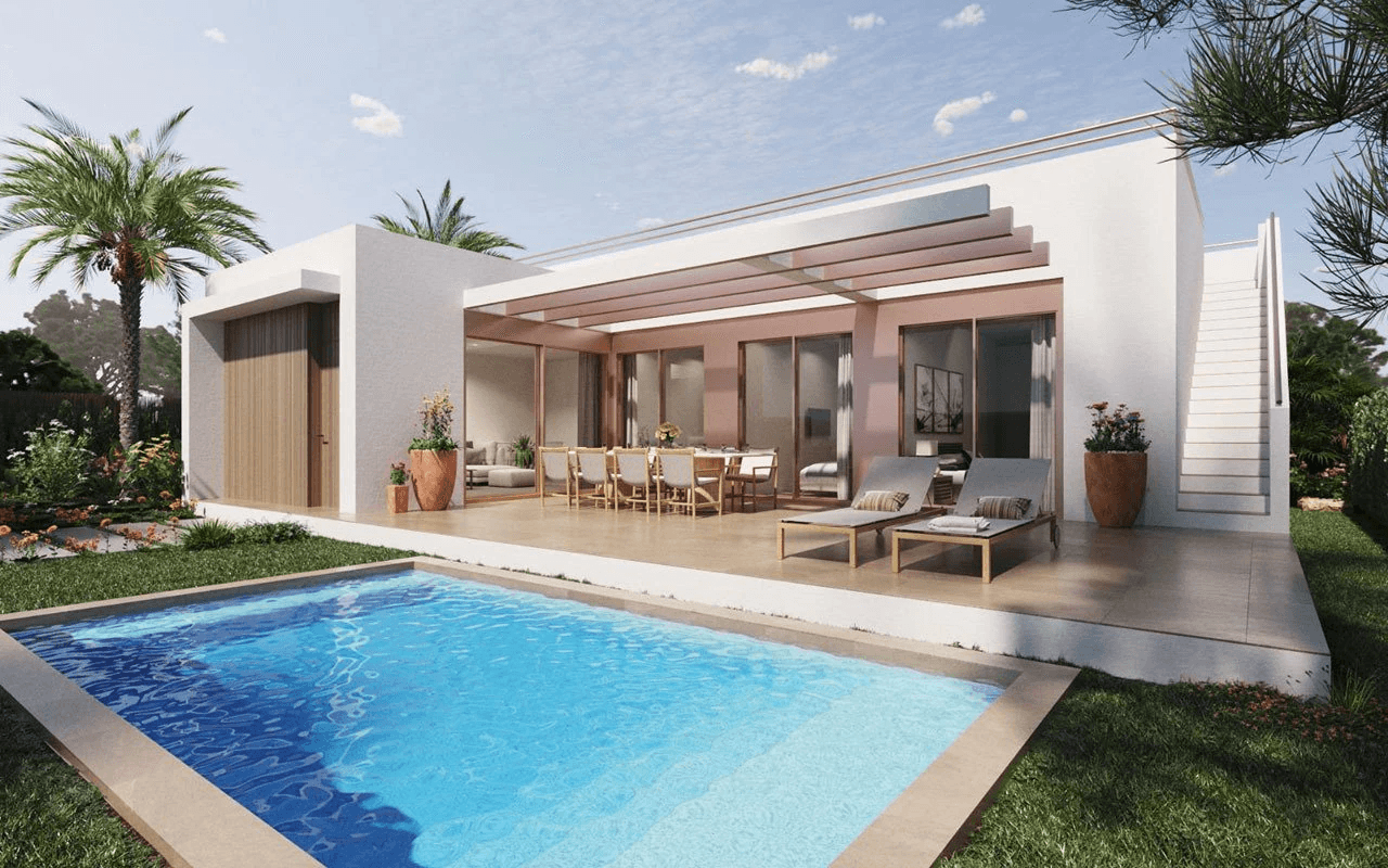 Villas exclusives de 3 chambres et 2 salles de bains dans un complexe de golf