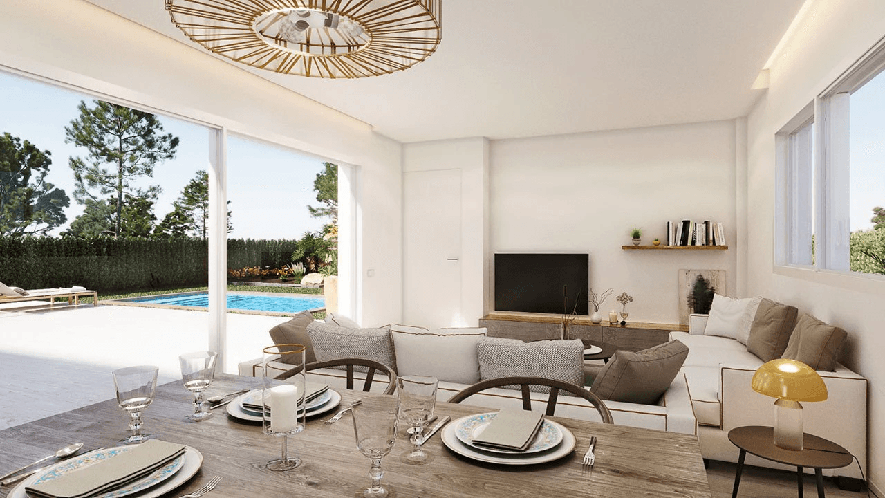 Villas exclusives de 3 chambres et 2 salles de bains dans un complexe de golf
