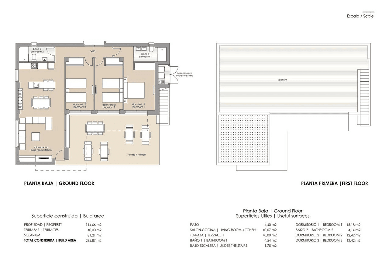 Villas exclusives de 3 chambres et 2 salles de bains dans un complexe de golf