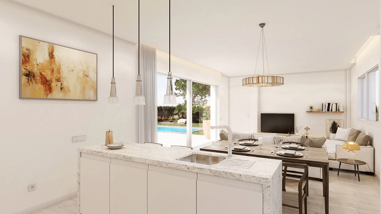 Villas exclusives de 3 chambres et 2 salles de bains dans un complexe de golf