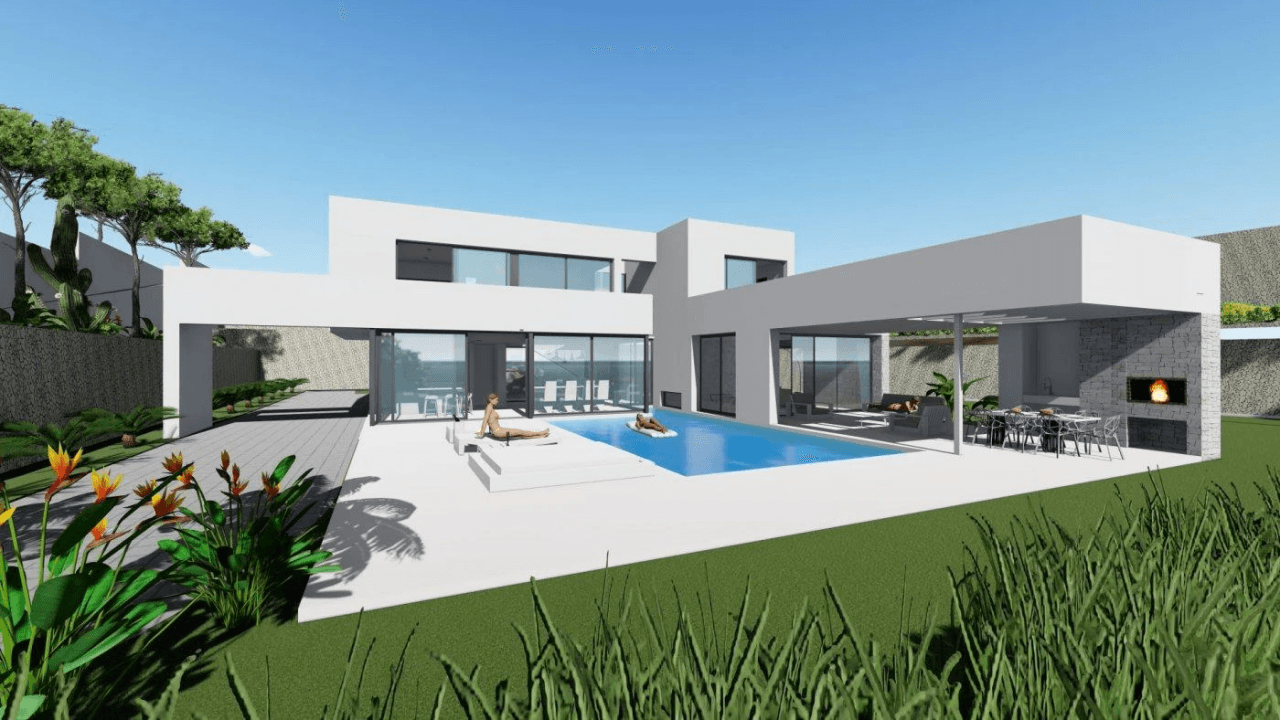 PROYECTO VILLA CON PISCINA EN CALPE EN VENTA
