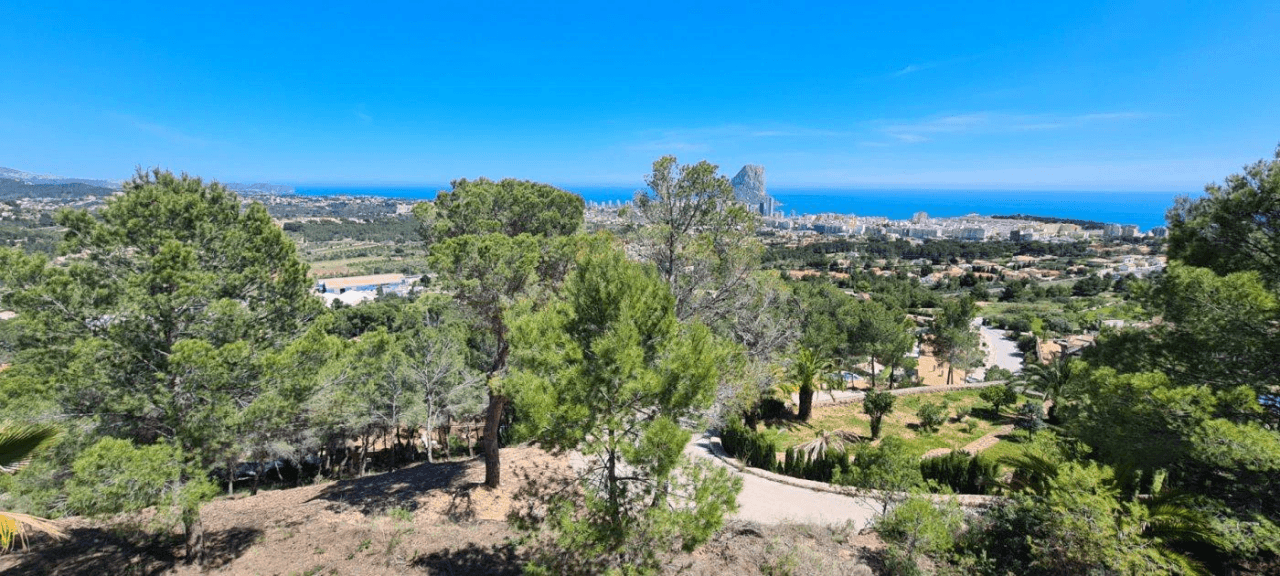 GRAND TERRAIN AVEC VUE PANORAMIQUE À CALPE
