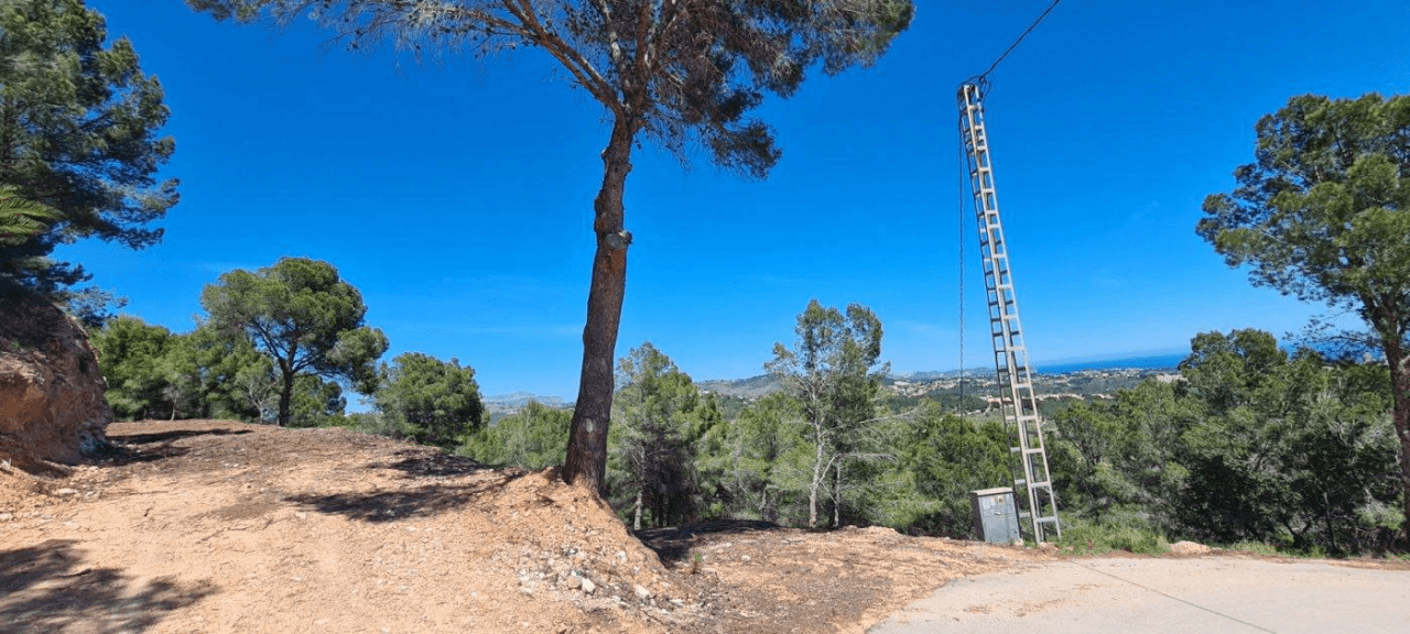 GRAND TERRAIN AVEC VUE PANORAMIQUE À CALPE