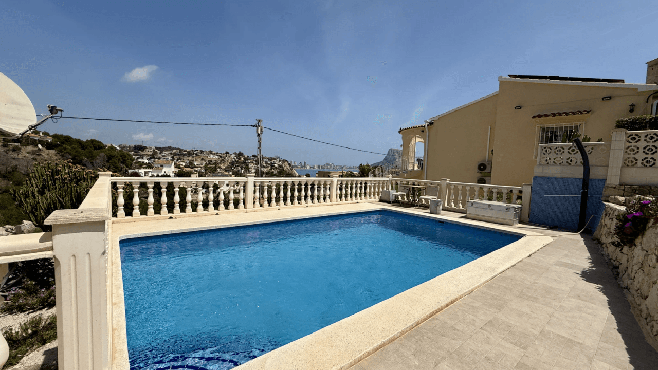 Villa mit Meerblick in ausgezeichneter Lage in Calpe
