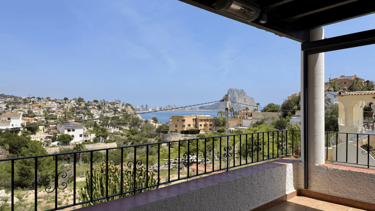 Villa mit Meerblick in ausgezeichneter Lage in Calpe