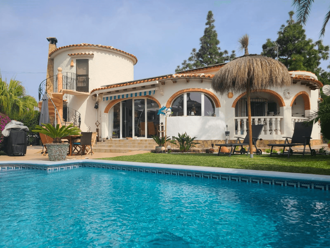 Preciosa Villa ''Ay Caramba'' en Els Poblets con piscina privada y barbacoa