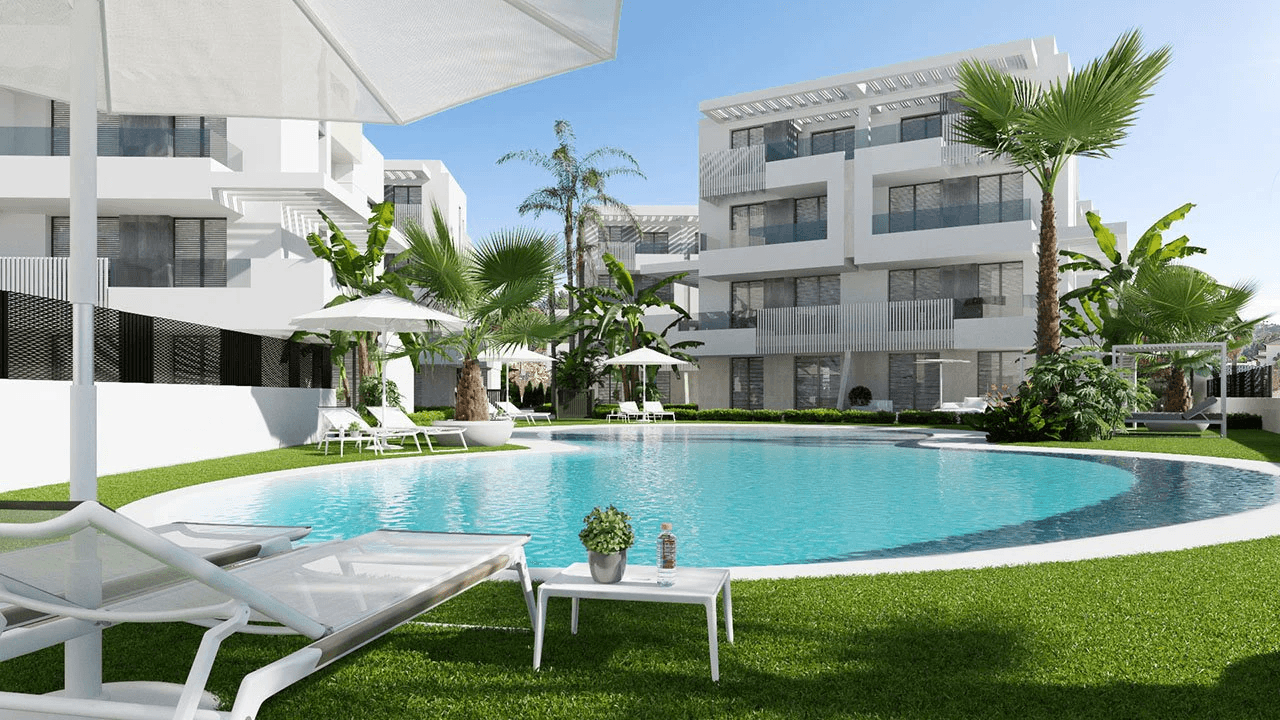 Jolis penthouses avec 3 chambres à coucher, 2 salles de bains et piscine communautaire dans un merveilleux complexe