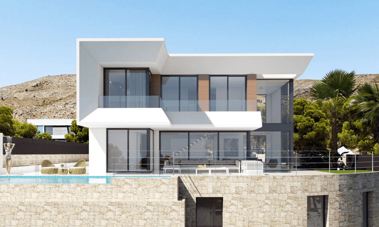 Superbe villa de luxe vue mer à vendre à Finestrat