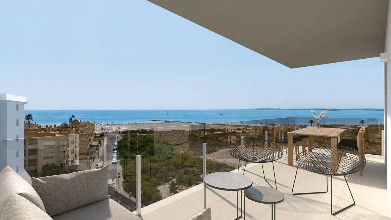 Single storey apartment à la vente à Santa Pola