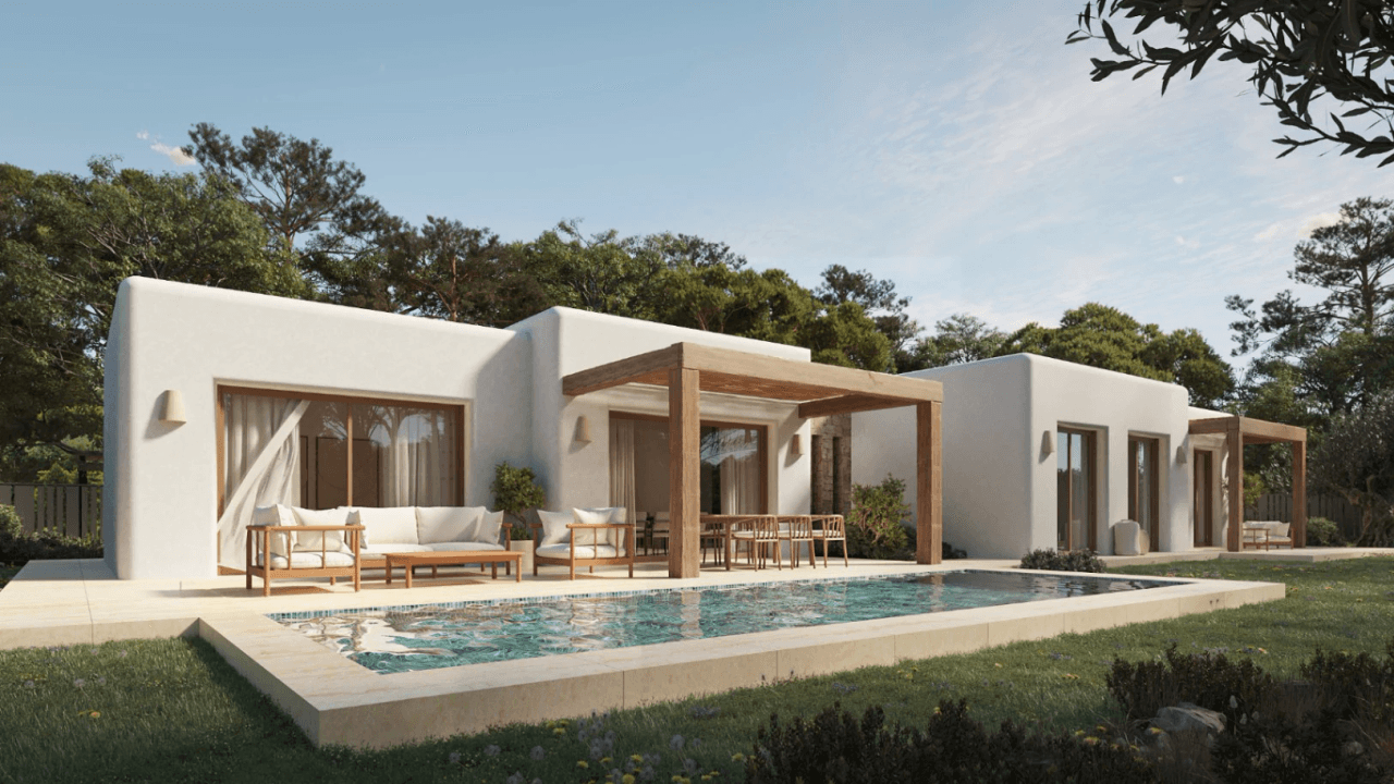 Villas de nueva construcción: donde la elegancia mediterránea se encuentra con el encanto de Ibiza