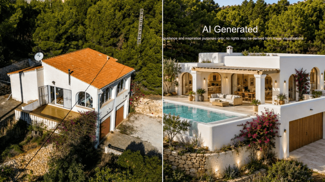 Villa avec vue sur la mer et terrain additionnel à vendre, Calpe
