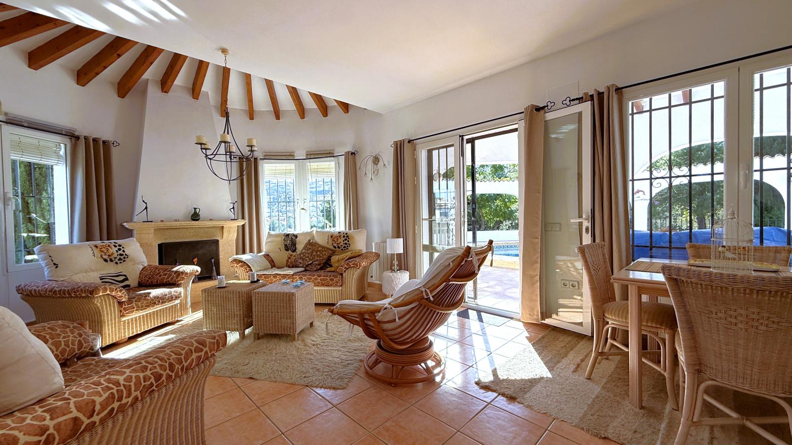 WD-500602 - Single Storey Sunny House on Monte Pego with Pool and Terrace