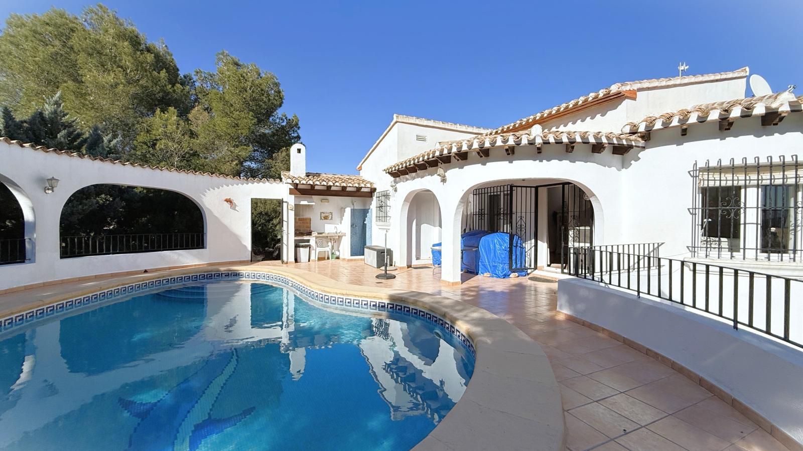 WD-500602 - Single Storey Sunny House on Monte Pego with Pool and Terrace
