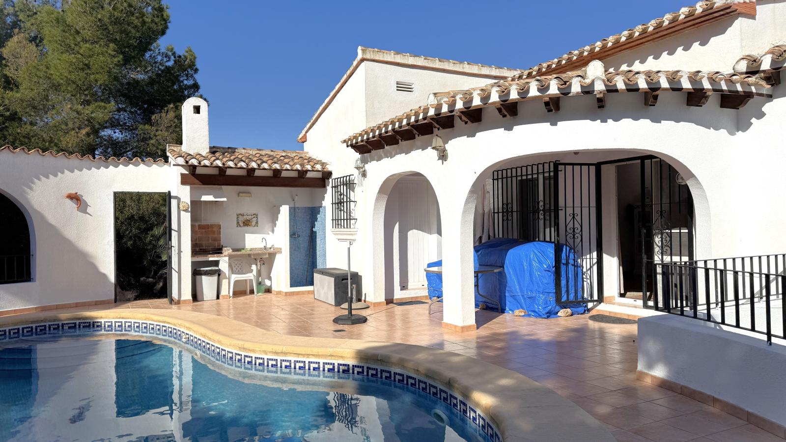 WD-500602 - Single Storey Sunny House on Monte Pego with Pool and Terrace
