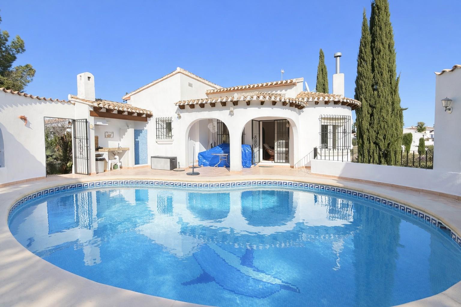 WD-500602 - Single Storey Sunny House on Monte Pego with Pool and Terrace