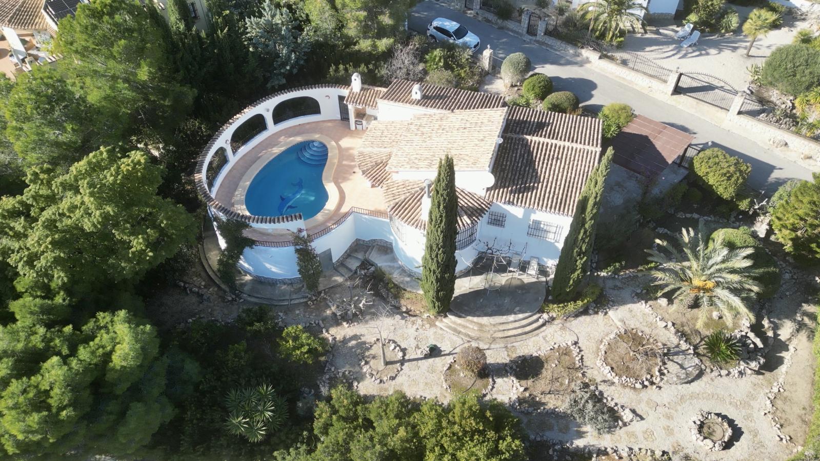 WD-500602 - Single Storey Sunny House on Monte Pego with Pool and Terrace
