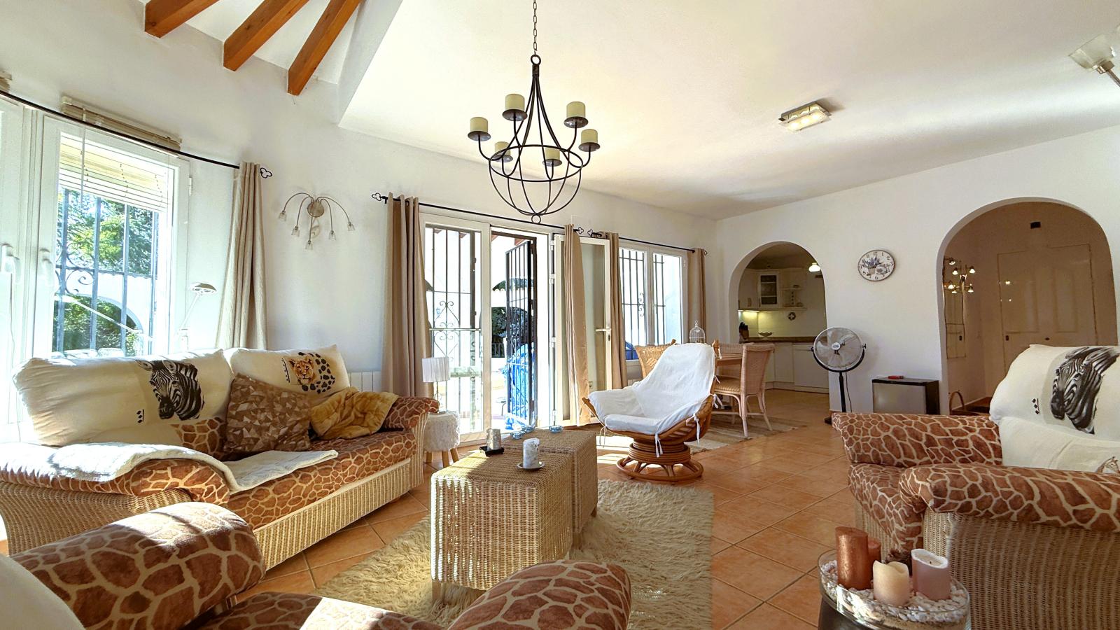 WD-500602 - Single Storey Sunny House on Monte Pego with Pool and Terrace